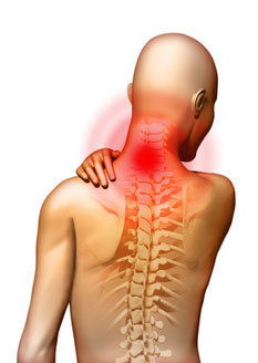 La douleur est le principal symptôme de l'ostéochondrose cervicale