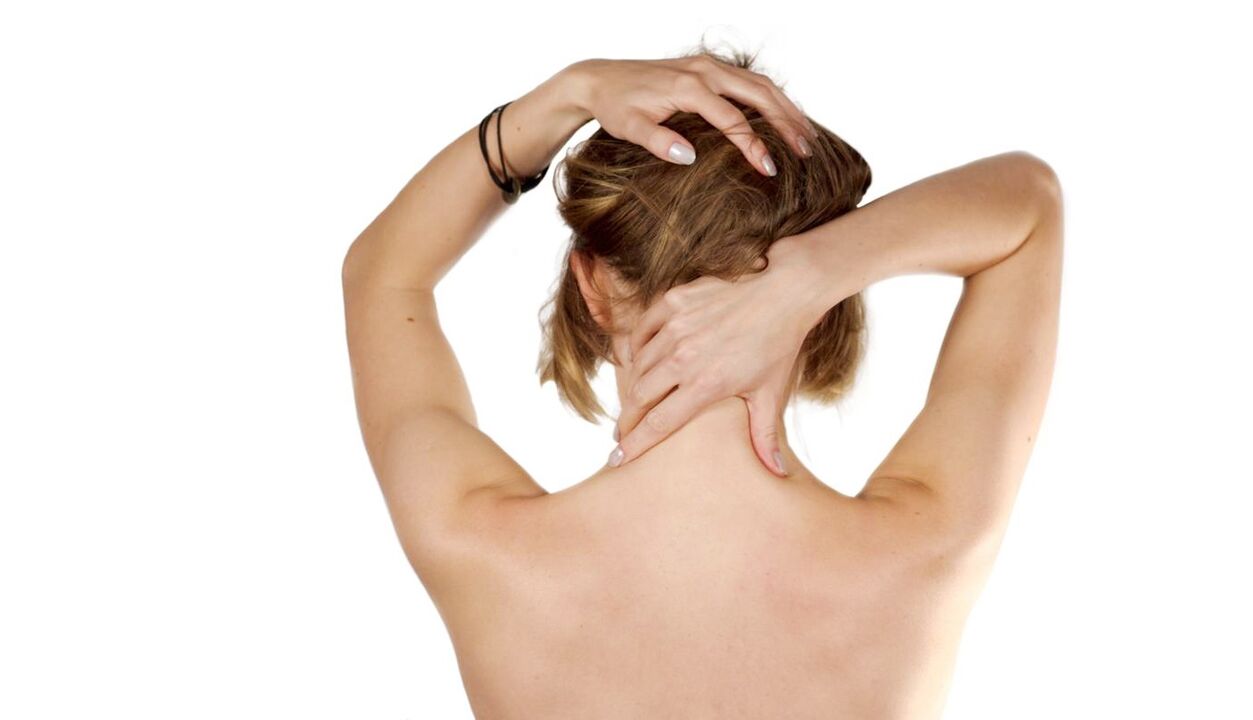Auto-massage du cou pour l'ostéochondrose