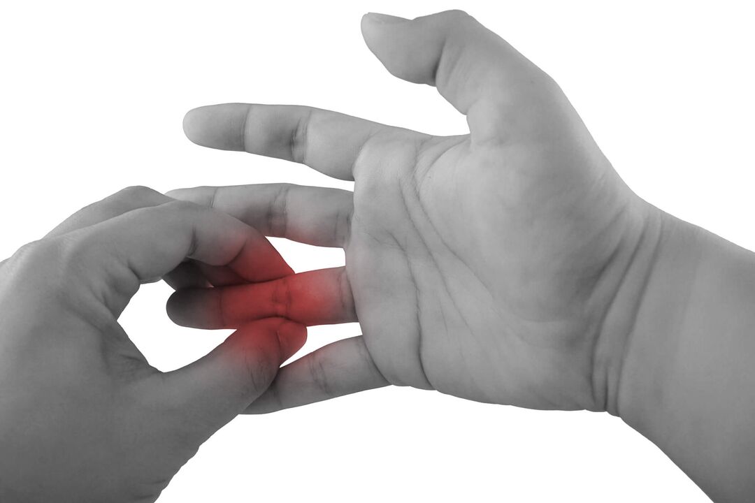 Inflammation des articulations des doigts comme cause de douleur